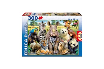 Puzzle Educa Puzzle 300 pièces : animaux : photo de classe