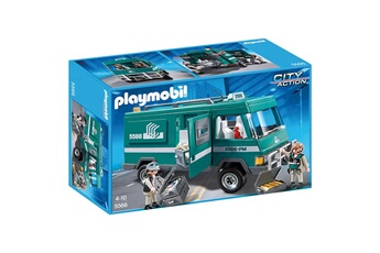 Playmobil PLAYMOBIL Playmobil 5566 : convoyeurs de fonds avec véhicule blindé