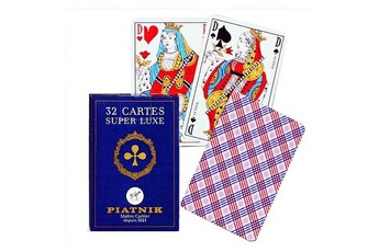 Jeux classiques Piatnik Jeu de 32 cartes cartes françaises : super luxe