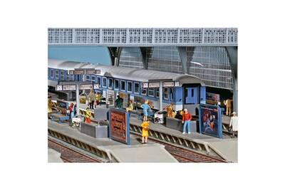 Maquette Faller Modelisme Ferroviaire Ho Decoration De Quai De Gare Darty