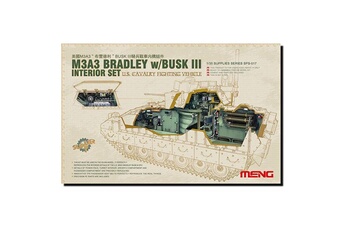 Figurines personnages Meng Décor pour maquette char : Détail intérieur pour M3A3 Bradley Busk III