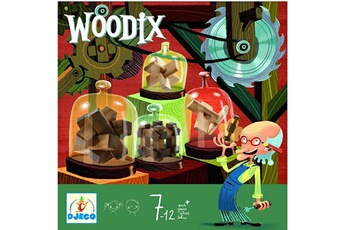 Autre jeux éducatifs et électroniques Djeco Casse-tête en bois : Ensemble de casse-tête Woodix