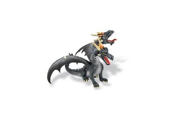 Figurine pour enfant Bullyland Figurine Dragon à deux têtes : Noir