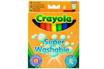 Autre jeux éducatifs et électroniques Crayola Crayons Boîte de 8 feutres à colorier lavable