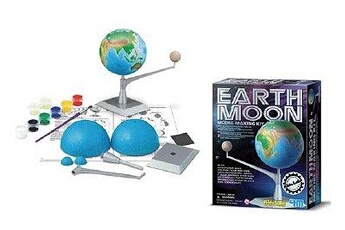 Autre jeux éducatifs et électroniques 4M - Kidz Labs Kit de fabrication du modèle Terre Lune