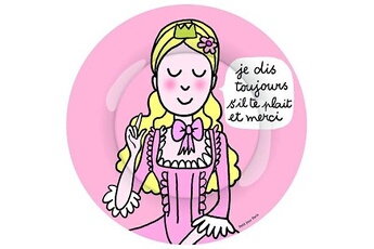 Assiette bébé Petit Jour Paris Assiette - Princesses - S'il te plait : 20 cm
