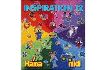 Autres jeux créatifs Hama Perles à repasser hama midi livre d'inspiration 12 : 64 pages