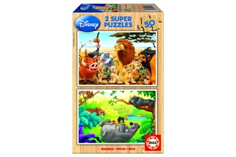 Puzzle Educa Puzzle 2 x 50 pièces - mes amis animaux