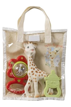 Autres cadeaux naissance Sophie La Girafe Sac Sophie la Girafe Jouet + Anneau Dentition + Hochet