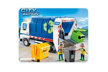 Playmobil PLAYMOBIL Playmobil 4129 : Camion de recyclage avec lumières