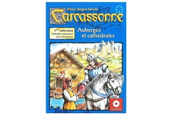 Jeu chiffres et calcul Asmodee Carcassonne Extension n°1 : Auberges et Cathédrales