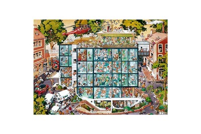 Heye Puzzles-Triangulaire 2000pc-Salle d'Urgence loup-Room 2000pc 