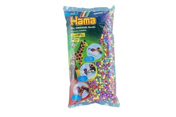 Autres jeux créatifs Hama Sachet de 6000 perles hama midi : pastel mixte