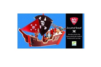 Autre jeux d'imitation Djeco Bateau pirate Arty Toys Les pirates : Ze Pirat Boat
