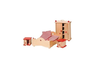 GOKI Poupées meubles chambre enfant maison de poupée accessoires équipement jouets en bois Poupée 