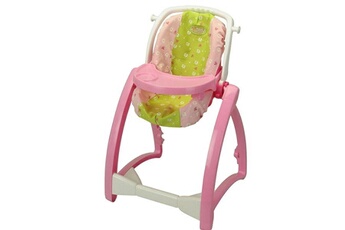 Accessoires de poupées KLEIN Chaise haute - baby princess coralie : 4 en 1