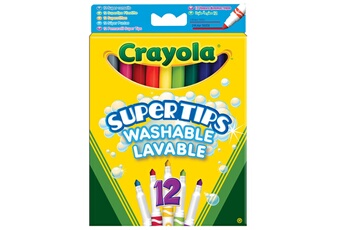 Peinture et dessin (OBS) Crayola Crayons 12 feutres à dessiner lavables