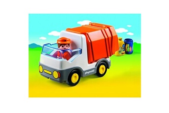 Playmobil PLAYMOBIL Playmobil 6774 - 1.2.3 - camion poubelle