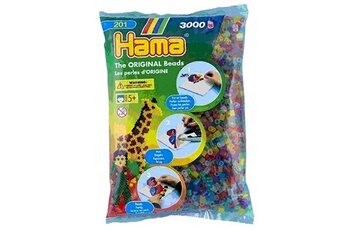 Autres jeux créatifs Hama Sachet de 3000 perles hama midi : transparent