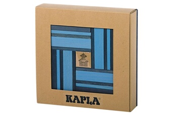 Autres jeux de construction Kapla Kapla 40 planchettes - Bleu clair / bleu foncé