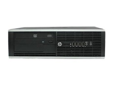 Unité centrale Elite 8100 SFF - Noir - Intel Core i5-650 / 3.2 GHz - RAM 4 Go - HDD 2 To - DVDRW - Gigabit Ethernet - Windows 7 Professionnel