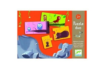 Puzzle Djeco Puzzle 10 x 2 pièces - Duo Maman et bébé