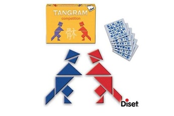 Autres jeux de construction Diset Casse-tête et figures tangram compétition