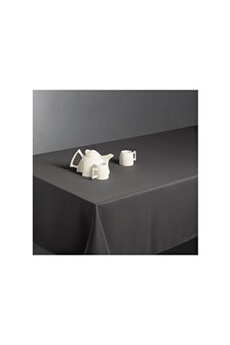 nappe de table atmosphera nappe anti taches rectangulaire 150 x 300 cm - gris foncé