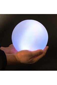 autres luminaires mycrazystuff boule lumineuse 18.5 cm led multi-couleurs