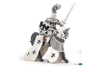 Papo Figurine de collection chevalier blanc au cimier
