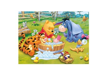 Puzzle Trefl Puzzle 30 pièces Winnie l'ourson : Le bain de porcinet
