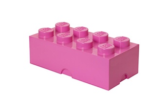 Lego Armoire Brique de rangement 8 plots lego rose