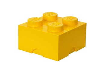 Lego Armoire Brique de rangement 4 plots lego jaune