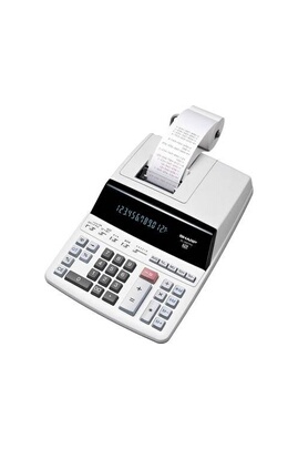 Calculatrice Sharp EL-2607PG Calculatrice imprimante blanc Ecran
