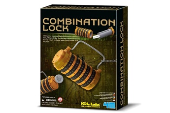 Autre jeux éducatifs et électroniques 4M - Kidz Labs Kit de fabrication KidzLabs : Cadenas à combinaison