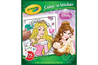 Peinture et dessin (OBS) Crayola Album de coloriage : Album Color n'stickers Princesses Disney