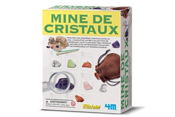 Autre jeux éducatifs et électroniques 4M - Kidz Labs Kit de fouille : La mine de cristal