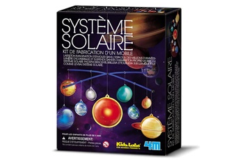 Autre jeux éducatifs et électroniques 4M - Kidz Labs Kit de fabrication d'un mobile : Système solaire
