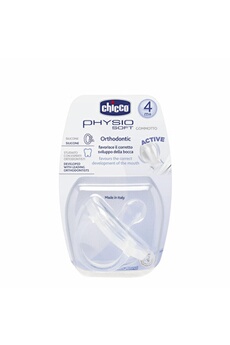 Sucette bébé Chicco Sucette Chicco Physio soft Silicone - 4 mois et plus