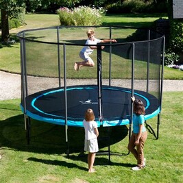 Trampolino rotondo 250cm con rete di sicurezza Trampolino rotondo 250cm con rete di sicurezza