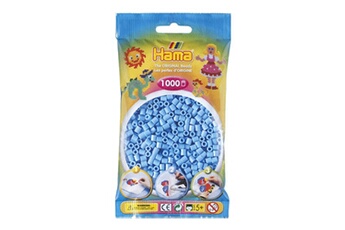 Autres jeux créatifs Hama Sachet de 1000 perles à repasser hama : bleu