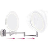 Miroir Maquillage LED Grossissant X10 Rechargeable - 360° Pivotant 3 Couleurs Luminosité Miroir Beauté Rectangle Batterie 2500mAh Miroir Maquillage LED Grossissant X10 Rechargeable - 360° Pivotant 3 Couleurs Luminosité Miroir Beauté Rectangle Batterie 2500mAh