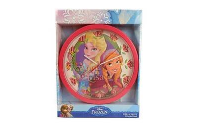 Armoire Jemini Horloge Ronde Disney Reine Des Neiges 30cm Darty