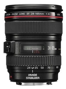 Objectif Reflex EF 24 - 105 mm f/4.0 L IS USM
