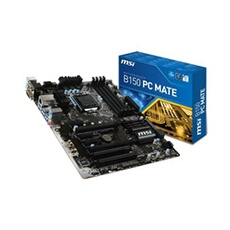 B150 PC MATE - Carte-mère - ATX - LGA1151 Socket - B150 Chipset - USB 3.1 Gen 1 - Gigabit LAN - carte graphique embarquée (unité centrale requise) -