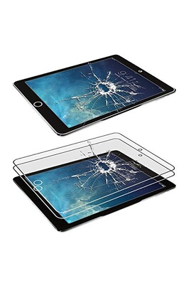  Pack x2 Verre trempé iPad Air, iPad Air Wi-Fi Protection Ecran Vitre  protecteur anti casse, anti-rayure, pose sans bulles [Dimensions PRECISES