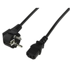 Câble Alimentation Secteur Pc Mac Ecran Imprimante Fax Scanner Cordon Noir