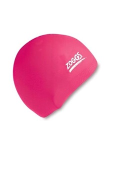 bonnet de bain generique casquette silicone swim zoggs - rose