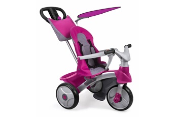 Véhicule à pédale Feber Tricycle Baby Trike Easy Evolution : Rose