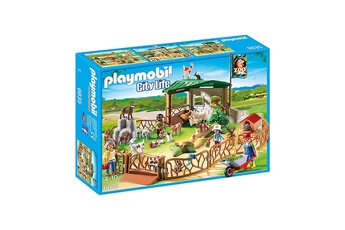 Playmobil PLAYMOBIL Playmobil 6635 - city life : parc animalier avec visiteurs